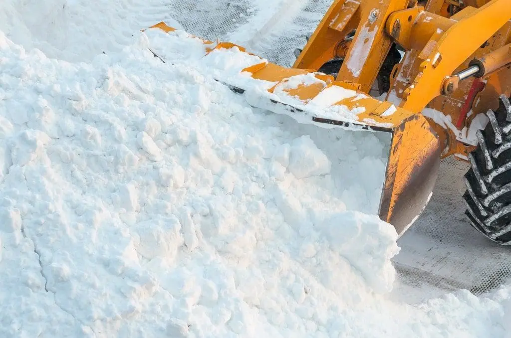 Negative Effects Snow Piles Commercial Property