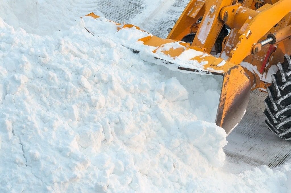 Negative Effects Snow Piles Commercial Property