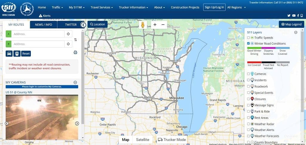 Online Snow Maps for Snow Removal