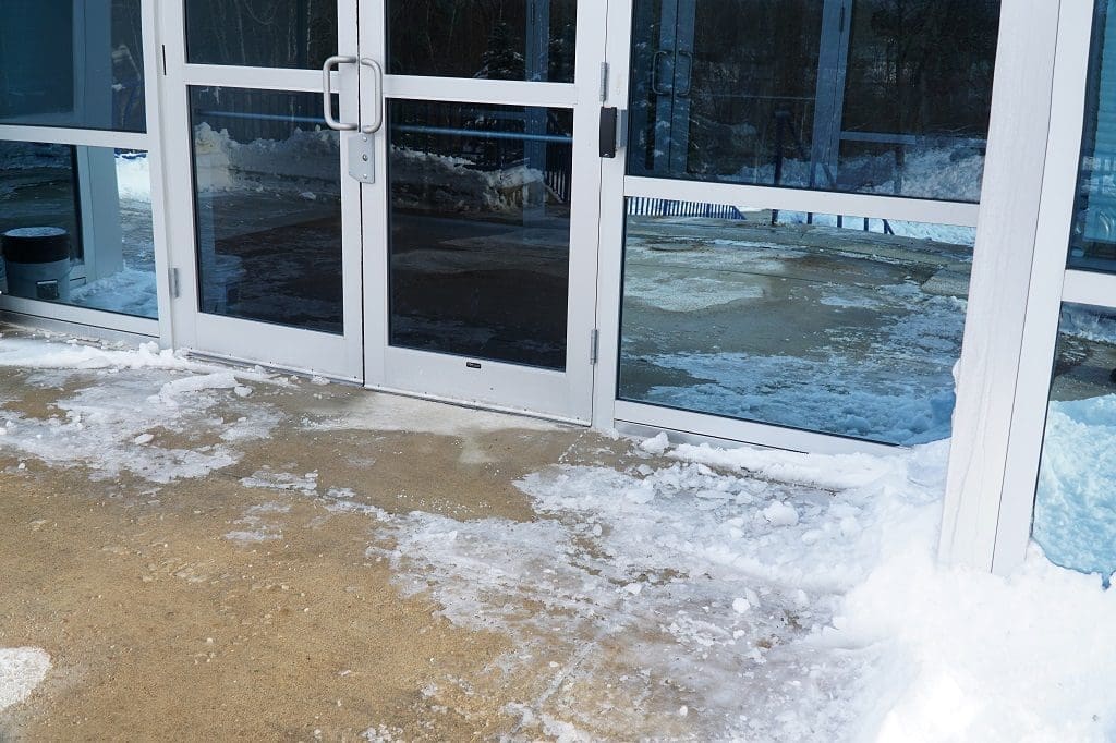 Secure Entrances and Exits for Winter Building Management