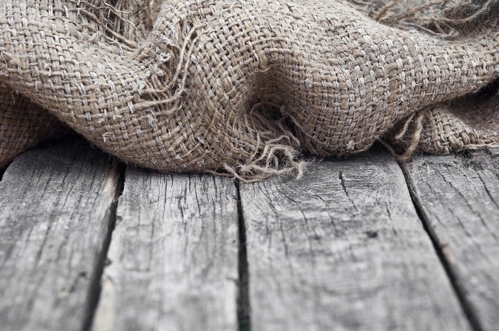 Burlap Sacks Prevent Salt Damage