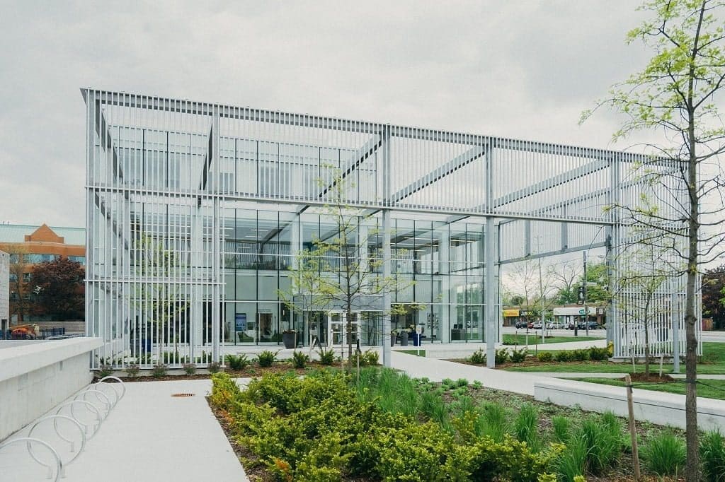 Commercial Landscaping - No roofed atrium