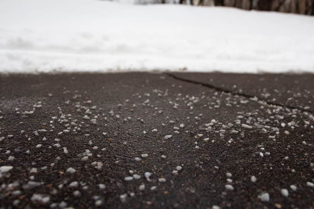 Sidewalk Salting